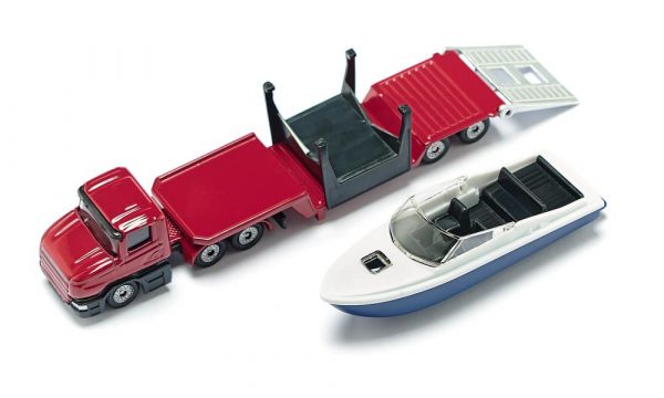 Camião transporte pesados com Barco - Image 5