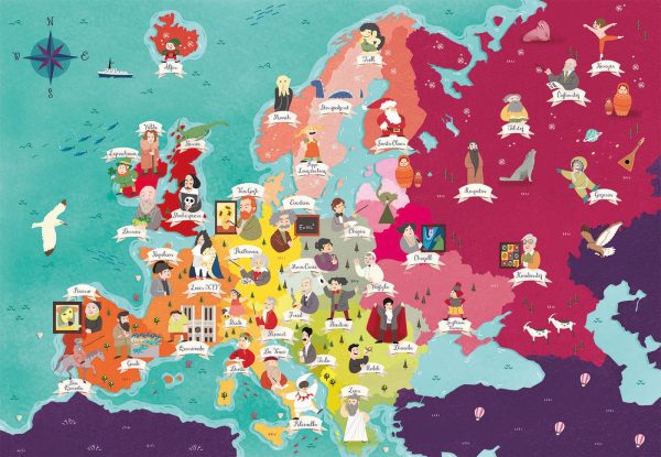 Puzzle 250 Great People in Europe - Image 2