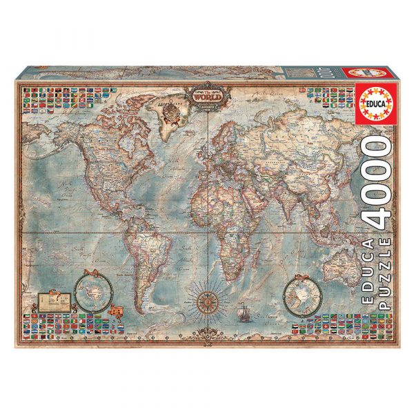 Puzzle 4000 MAPA MUNDI