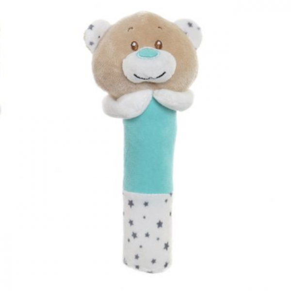 Peluche Urso com som - Turquesa