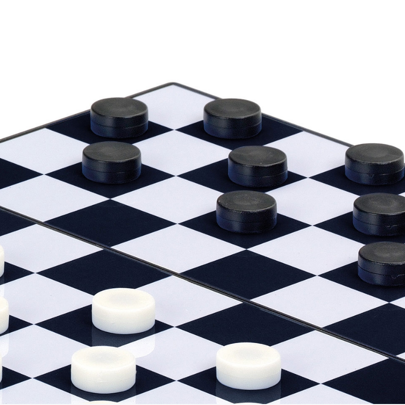 Jogo de Xadrez e Damas Magnético de Viagem Dobrável Nº 1 · Cayro