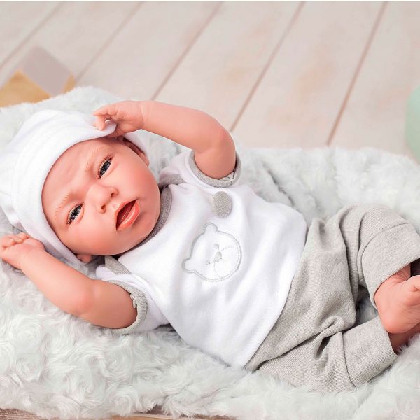 Elegance 40cm com peso Dafne Cinza com almofada