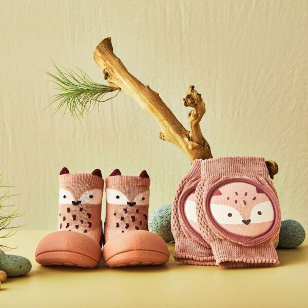 Attipas Set Oferta - Attipas + Joelheiras Fox Pink