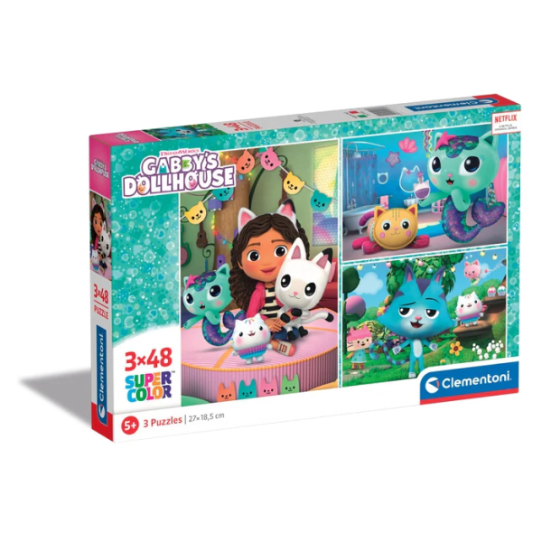 Puzzle 3x48 Gabby's Dollhouse