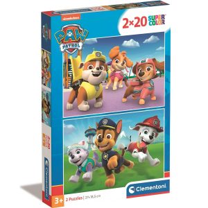 PUZZLE 2X20 PAW PATROL