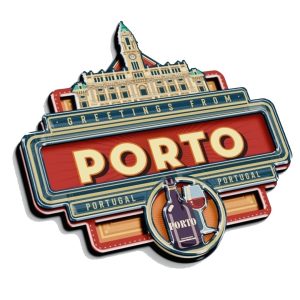 Íman MDF 3D - Porto